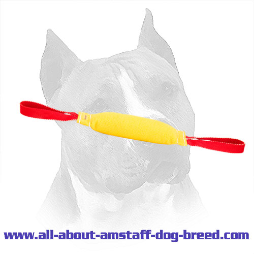 Amstaff French Linen Bite Tug with Two Nylon Loops
