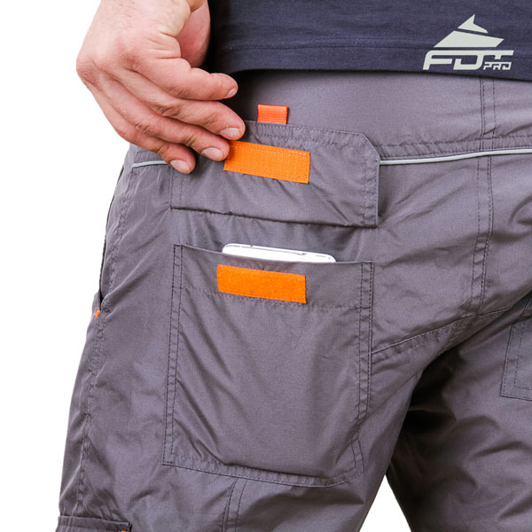 Convenient Design Pro Pants with Strong Side Pockets for Dog Training