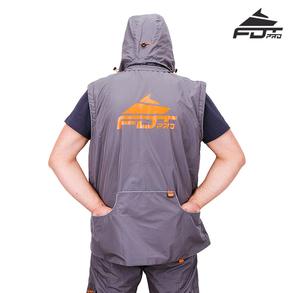 Pro Dog Trainer Jacket with Back Pockets for Any Weather Conditions