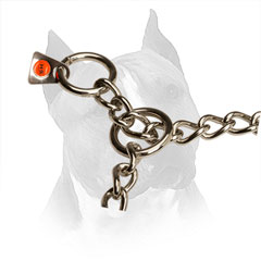 O-rings Made of Stainless Steel Of Chain Amstaff Choke Collar